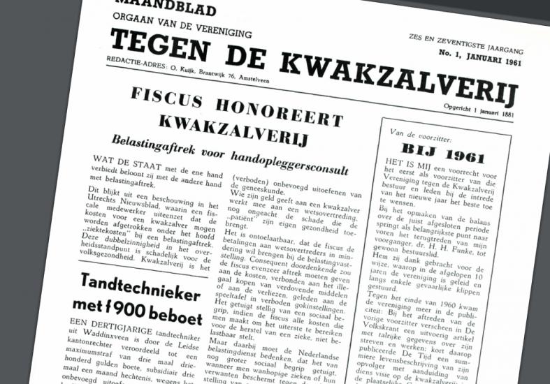 Maandblad tegen de Kwakzalverij 1961 - Kwakzalverij.nl